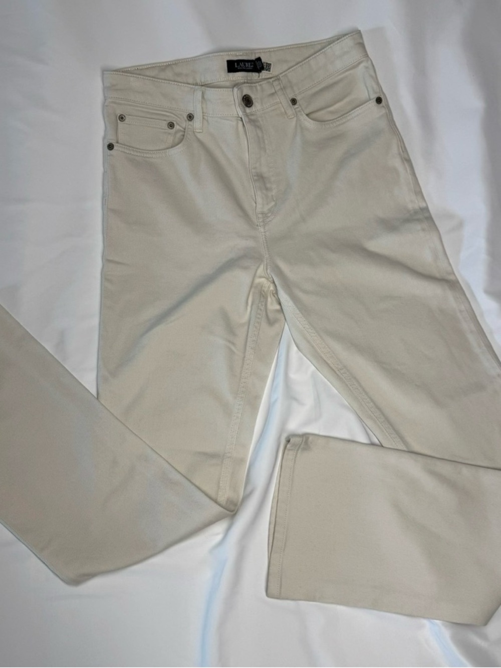 Ralph Lauren White Denim Jeans Women’s Size 8